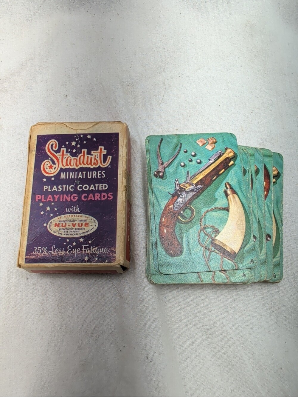 Stardust Miniature Nu Vue Tinted Playing Cards Made in USA